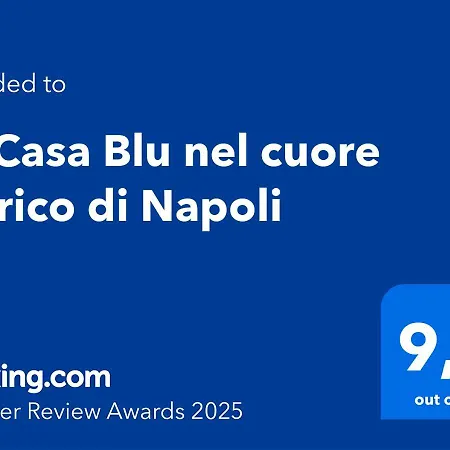 La Casa Blu Nel Cuore Storico Di Napels